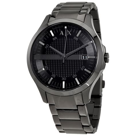 armani hampton black dial set